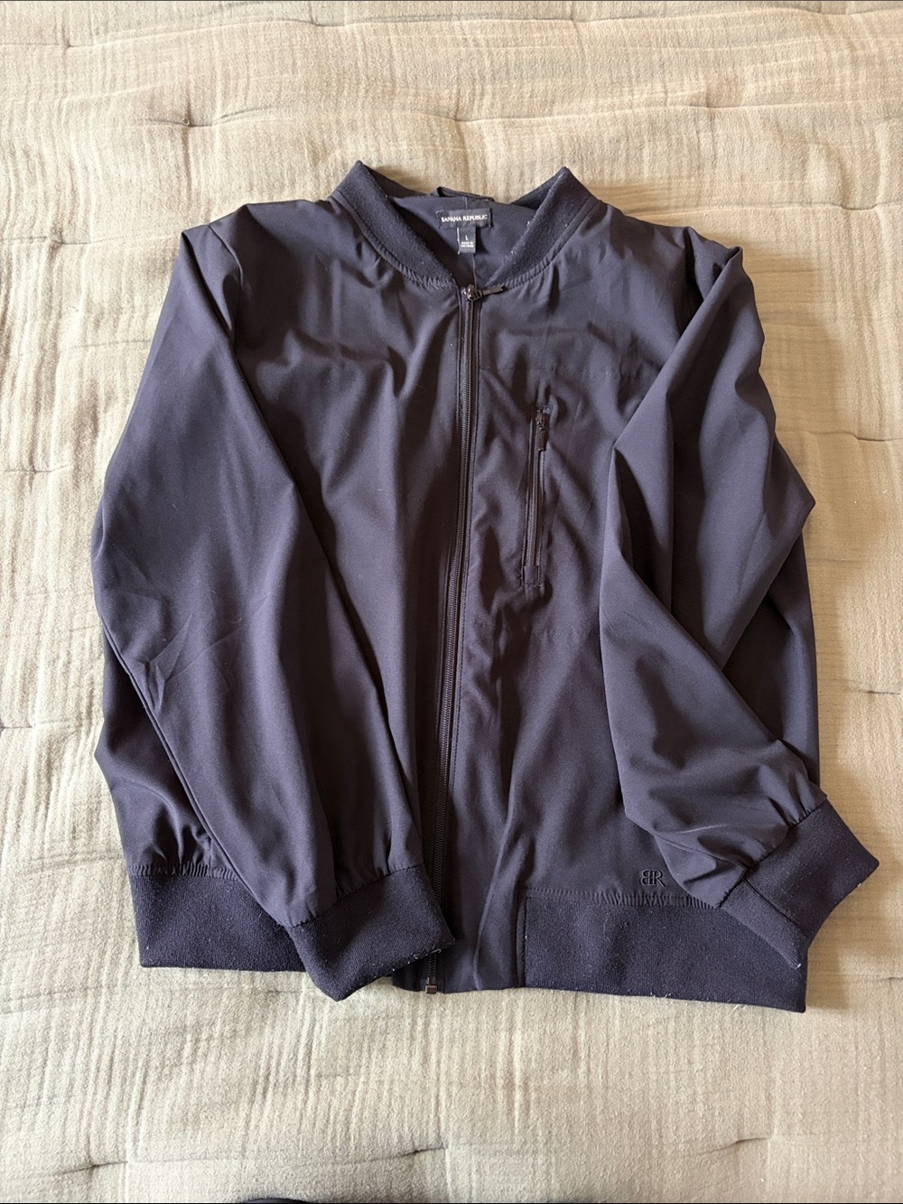 Banana Republic Women's Black Bomber Jacket